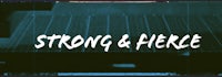 strong & fierce - cover art